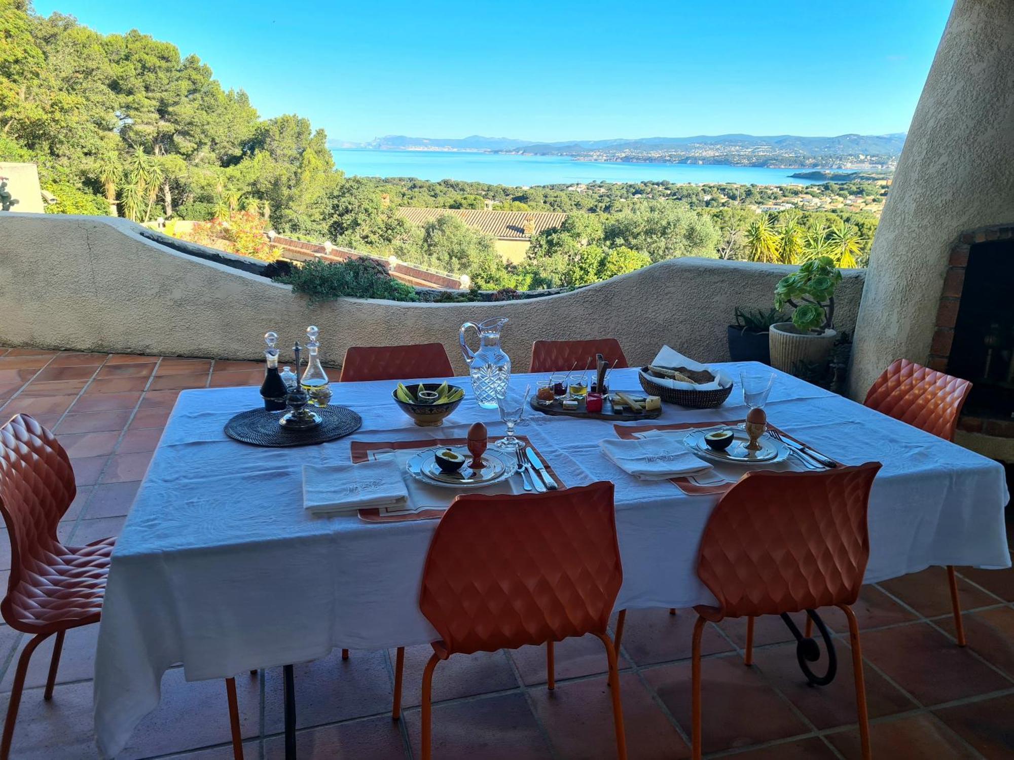 Villa M, Chambres D'Hotes, Vue Mer, Sauna, Piscine A Six-Fours Six-Fours-les-Plages Dış mekan fotoğraf