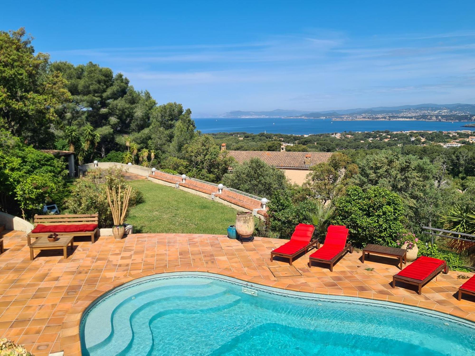 Villa M, Chambres D'Hotes, Vue Mer, Sauna, Piscine A Six-Fours Six-Fours-les-Plages Dış mekan fotoğraf