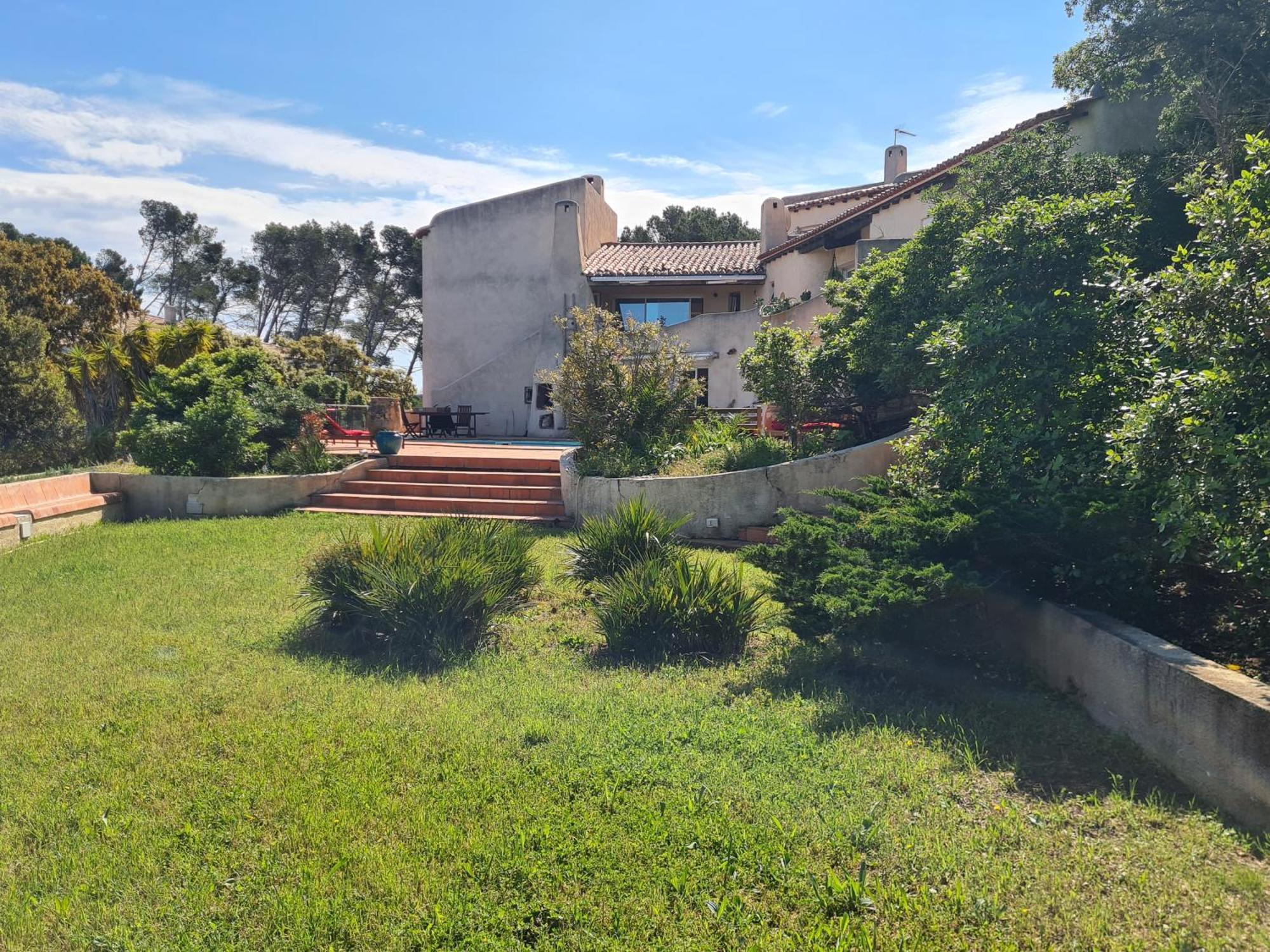 Villa M, Chambres D'Hotes, Vue Mer, Sauna, Piscine A Six-Fours Six-Fours-les-Plages Dış mekan fotoğraf